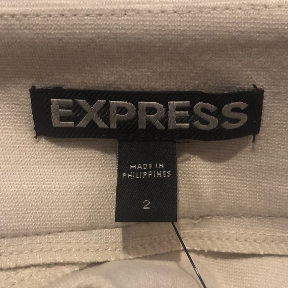 Brand new Express size 2 - tan mini skirt - Picture 5 of 7